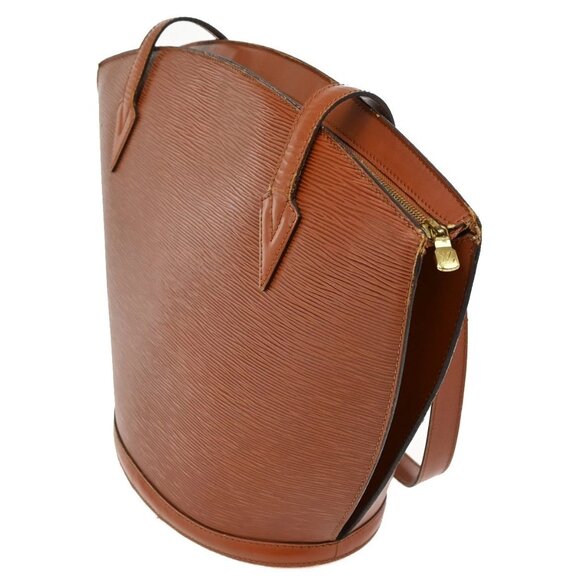 LOUIS VUITTON LV Saint Jacques Hand Bag Epi Leather Brown France M52273 67FC073 - Picture 2 of 16